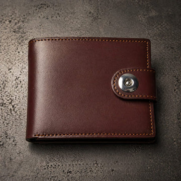 Double Flap Wallet – Magnetic & Zipped