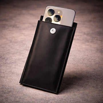 Multi-Functional Long Mobile Wallet with Pen & Pad Holder
