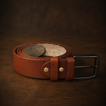 Men's Premium Stylish Leather Belt – 40mm Wide for Jeans & Casual Wear