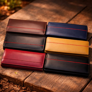 Ladies Large Capacity Cow Leather Clutch – Premium Finish