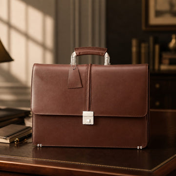 OfficeLine Elite Leather File Bag