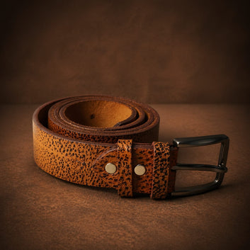 One-Piece Cow Leather Belt – 40mm – Ideal for Jeans
