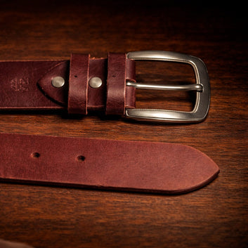 OilPull 40mm Belt – Pure Cow Leather