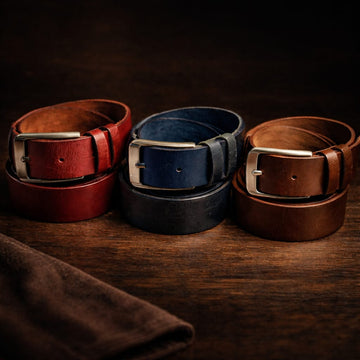 OilPull 40mm Belt – Pure Cow Leather