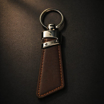 Z Keychain – Premium Cow Leather