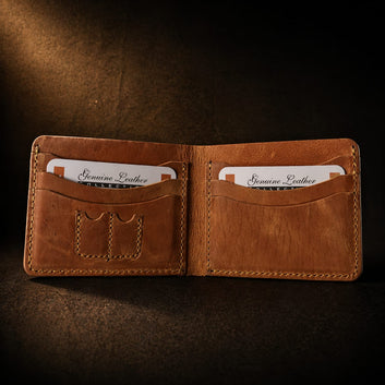 Heritex Leather Wallet – Pull-Up Vintage