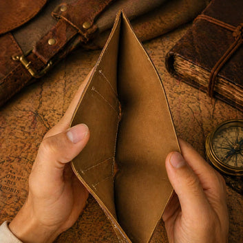 Heritex 3-Fold Leather Wallet – Pull-Up Vintage