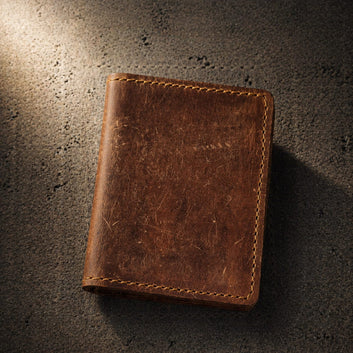 Heritex Leather Card Holder – Pull-Up Vintage