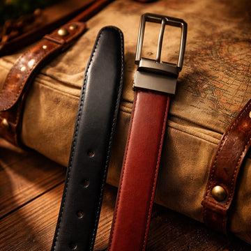 Reversible Leather Belt | Double-Sided | Perfect for Every Occasion