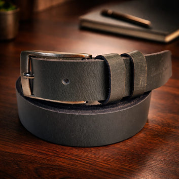 OilPull 35mm Belt – Pure Cow Leather