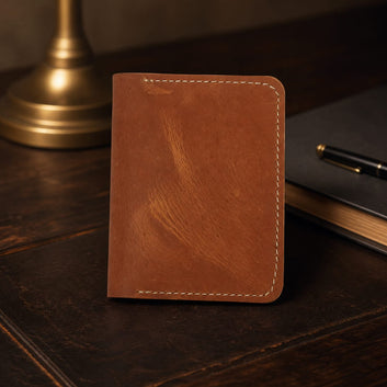 Pull-Up Leather Card Holder