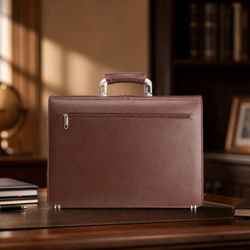 OfficeLine Elite Leather File Bag