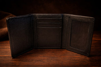 3-Fold Cow Leather Wallet – Pure Mild Leather