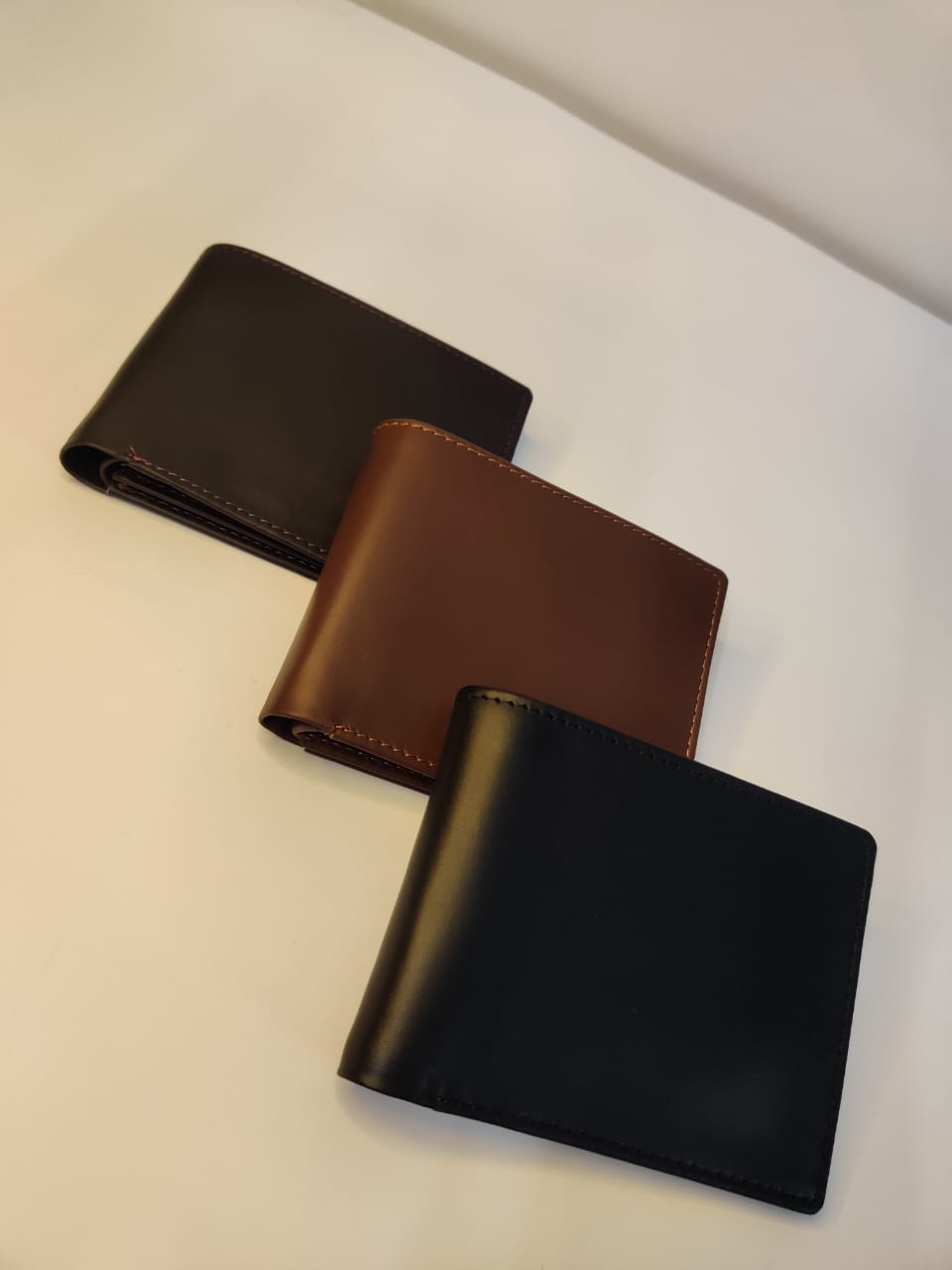 Small Size Compact Cow Leather Wallet