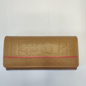 Ladies Crocodile Texture Cow Leather Clutch – Premium Finish