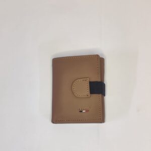 Men’s Compact 3-Fold Cow Leather Wallet – Stylish Design