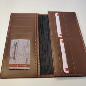 Men’s Long Cow Leather Wallet – Mobile Compatible