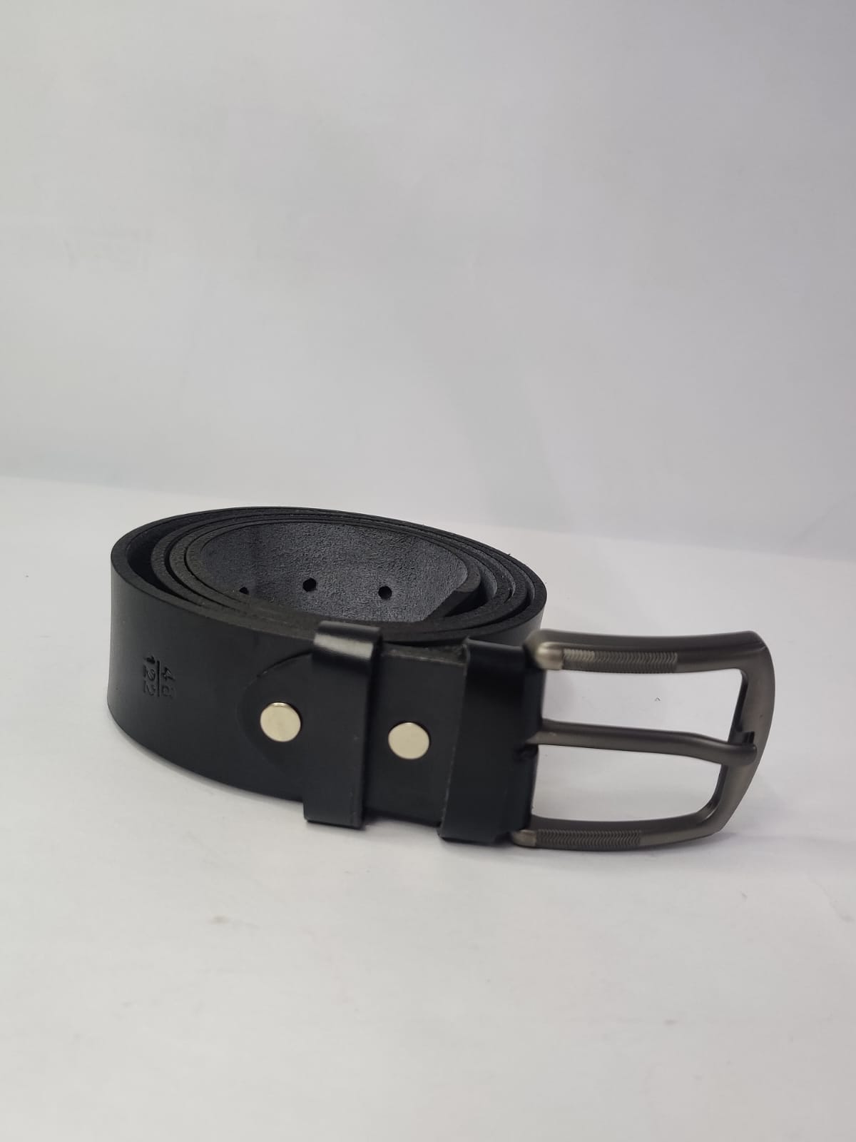 Men’s 40mm Laminated Leather Belt – Denim Wear