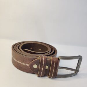 Men’s 40mm Crazy Horse Cow Leather Belt – Stylish & Durable