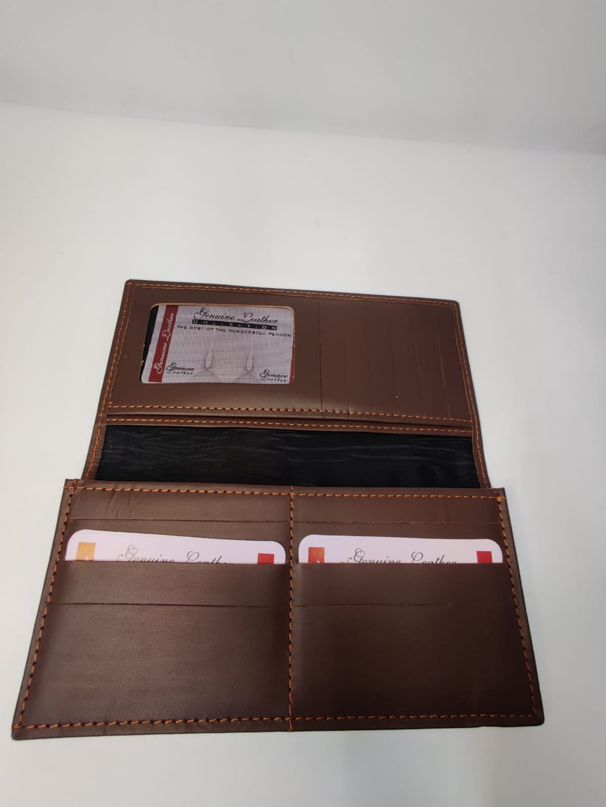 Men’s Long Cow Leather Wallet – Mobile Compatible - Image 2