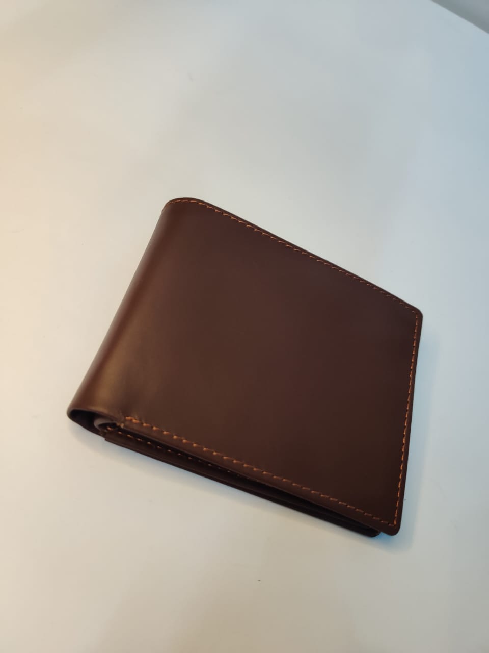 Small Size Compact Cow Leather Wallet - Image 7