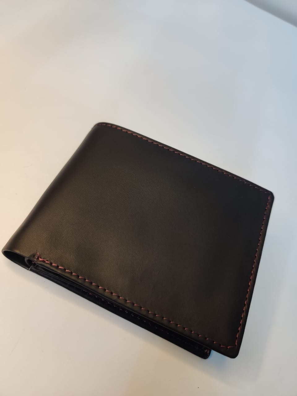 Small Size Compact Cow Leather Wallet - Image 8