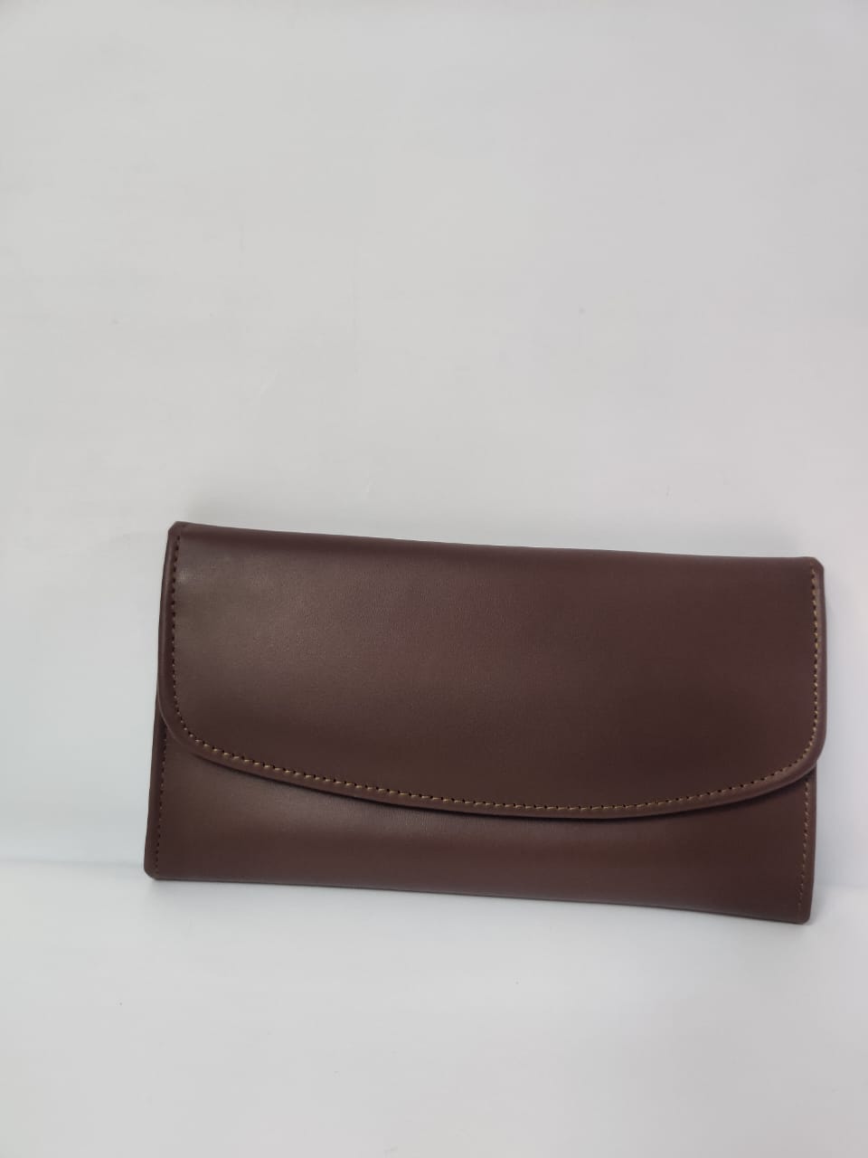 Ladies 3-Fold Cow Leather Wallet – Elegant Clutch, Premium Finish - Image 7