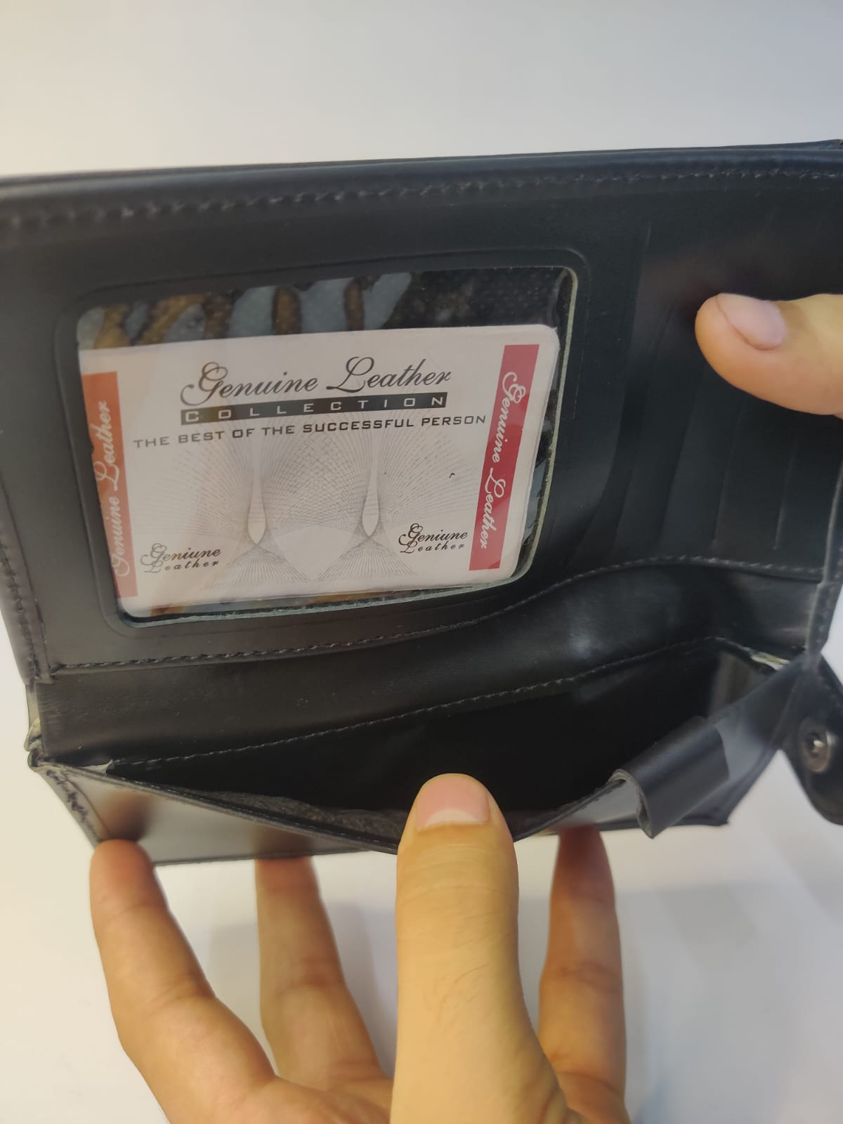 Multi-Functional Long Mobile Wallet with Pen & Pad Holder - Image 4