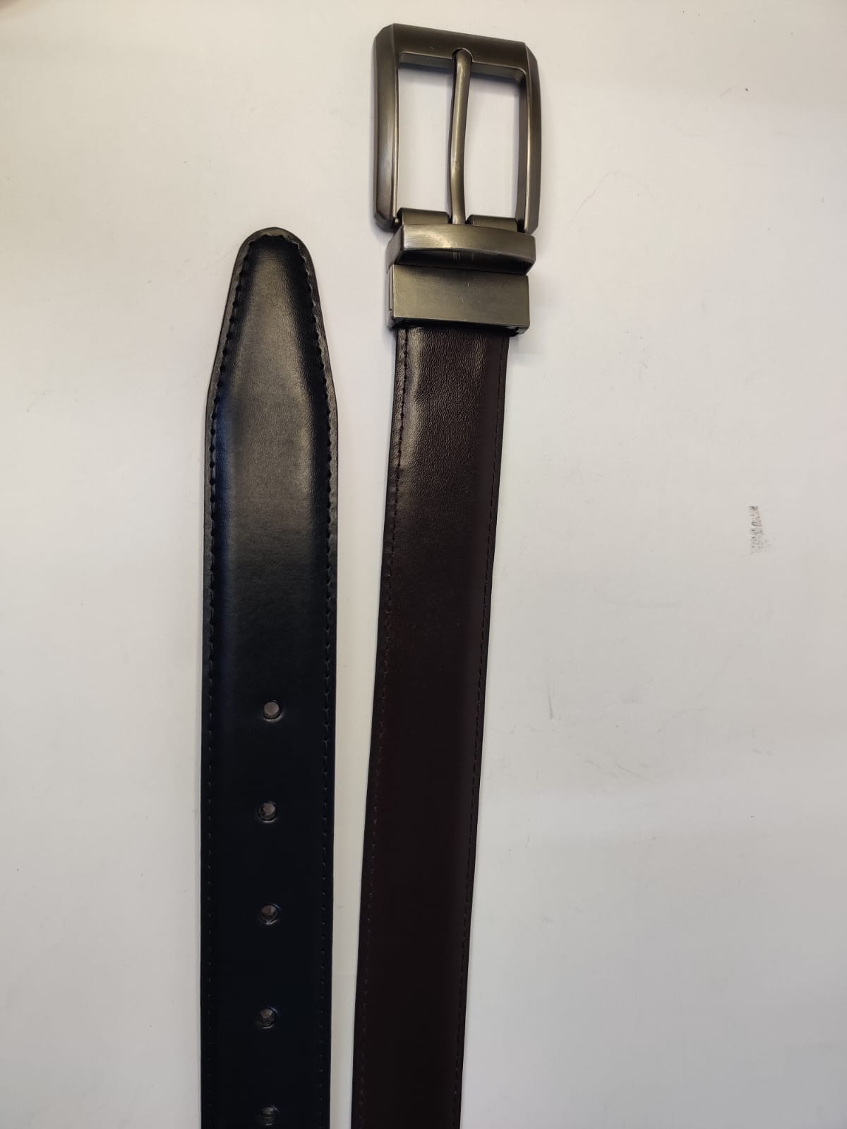 Reversible Leather Belt | Double-Sided | Perfect for Every Occasion - Image 3