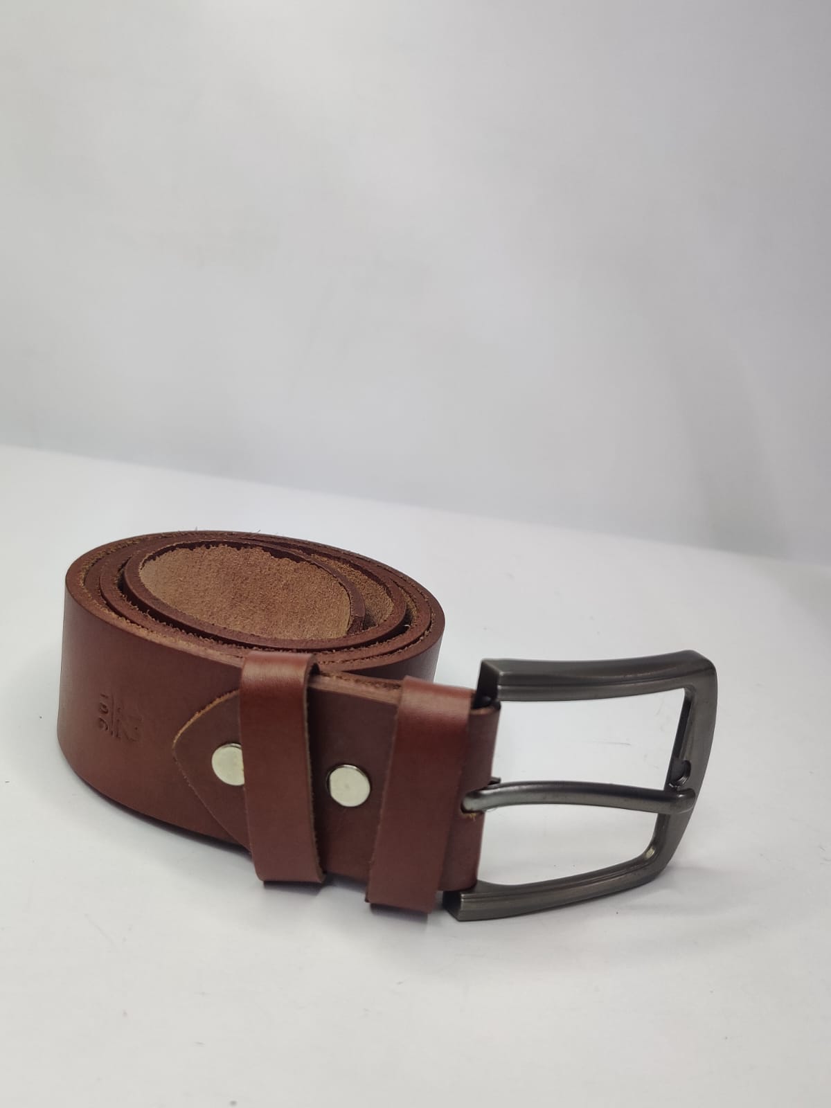 Men’s 40mm Laminated Leather Belt – Denim Wear - Image 2