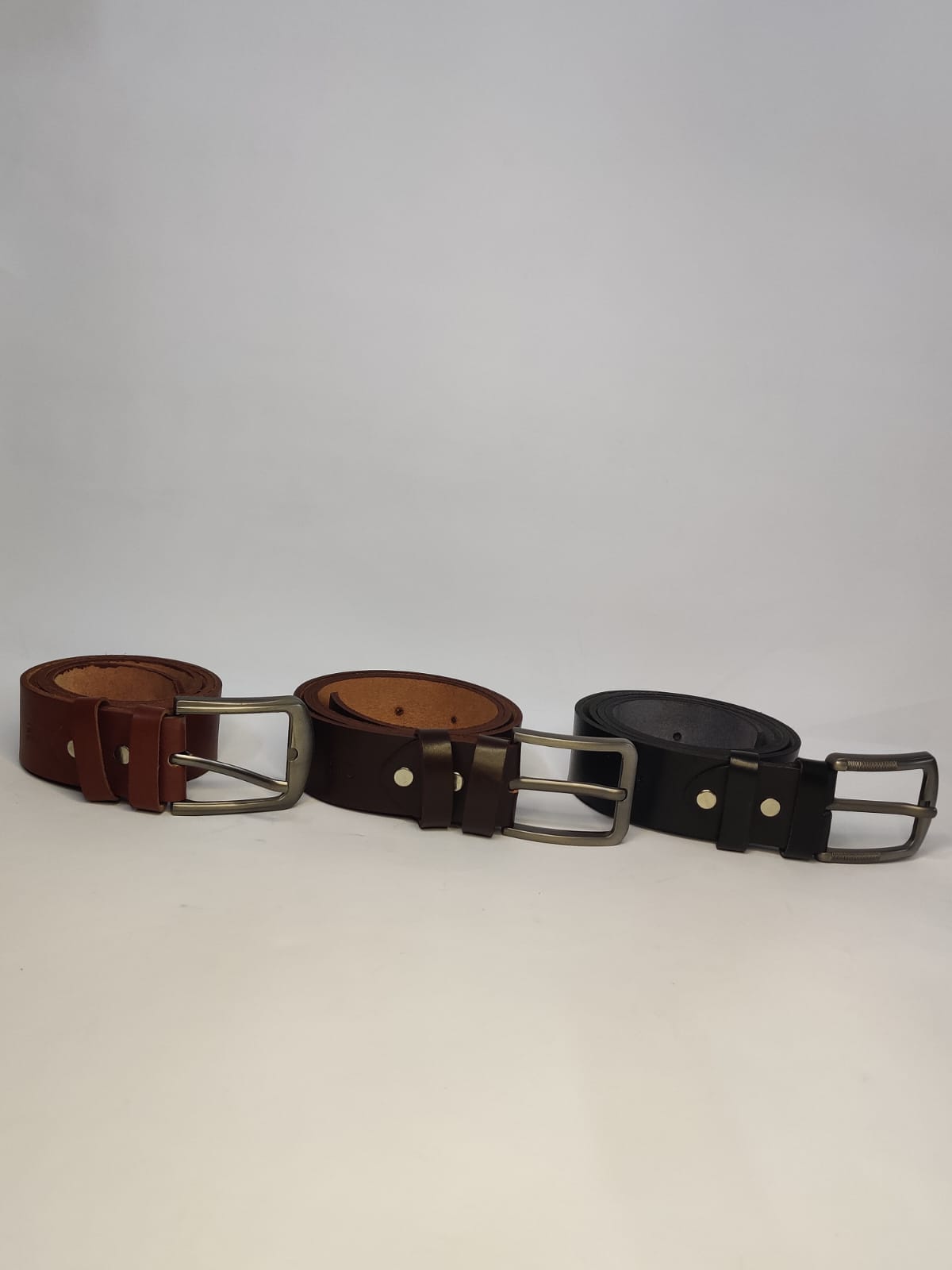 Men’s 35mm Leather Belt with Laminated Finish – Dress & Casual - Image 4