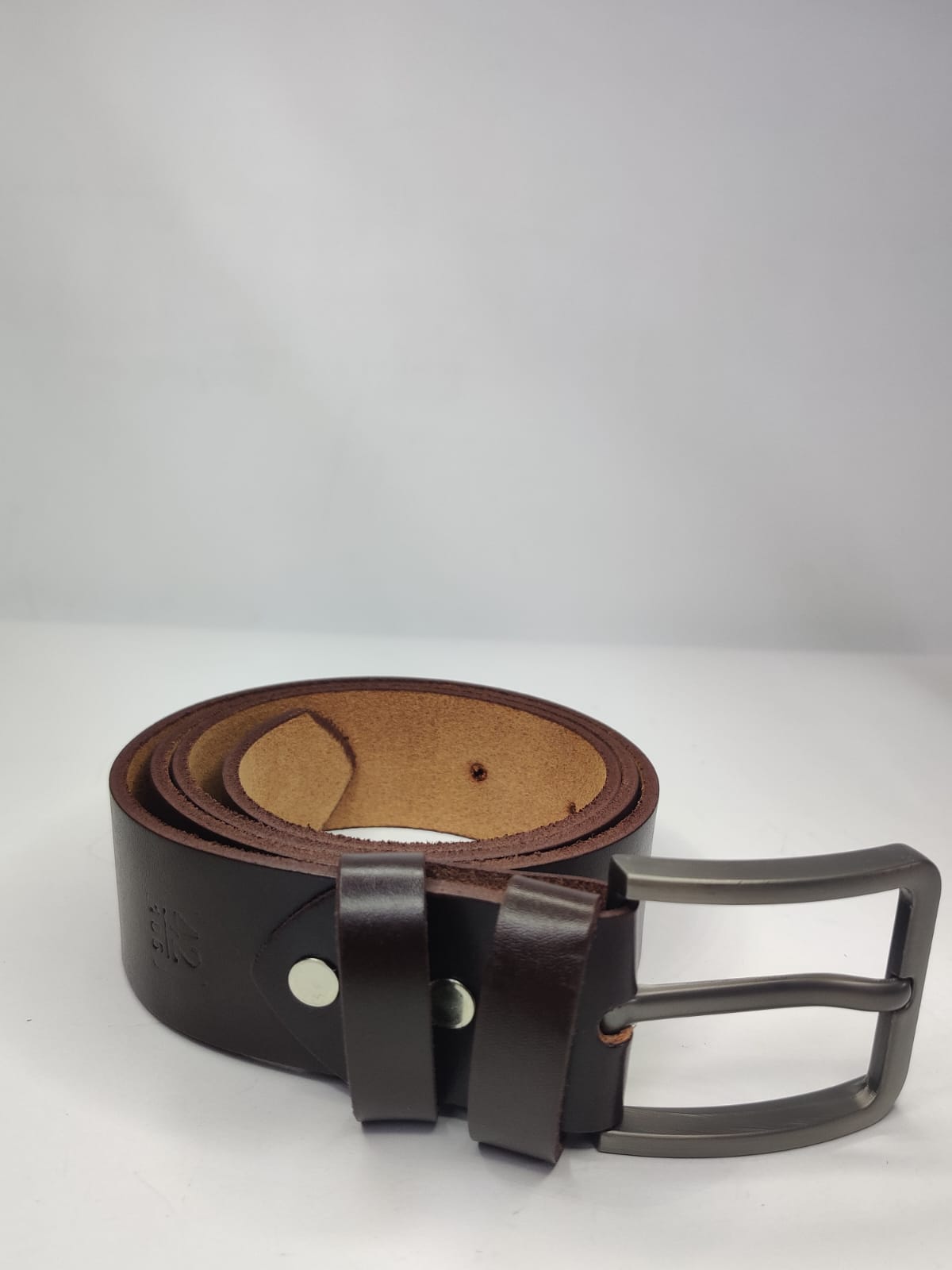 Men’s 35mm Leather Belt with Laminated Finish – Dress & Casual - Image 6