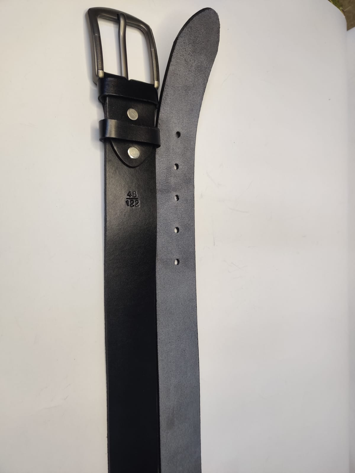 Men’s 40mm Laminated Leather Belt – Denim Wear - Image 4